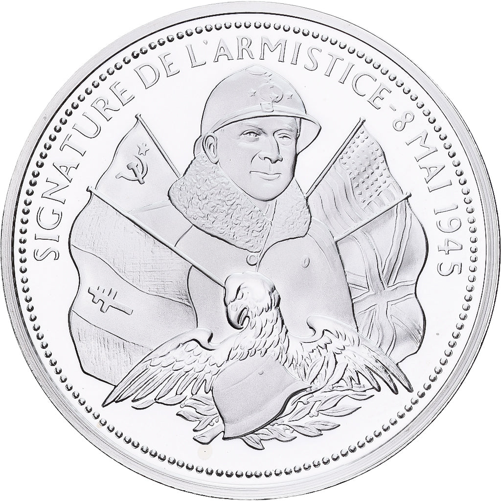 France, Medal, Seconde Guerre Mondiale, Signature de l'Armistice, Silver