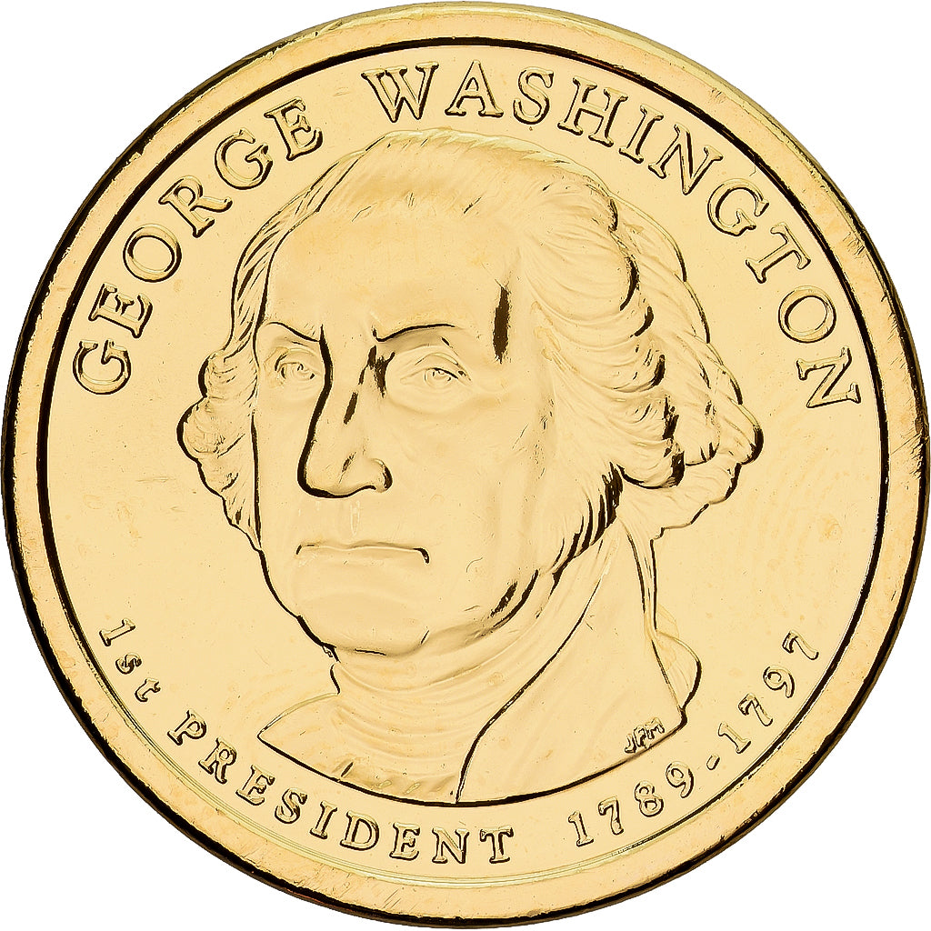 United States, 1 Dollar, George Washington, 2015, U.S. Mint, Copper-Brass