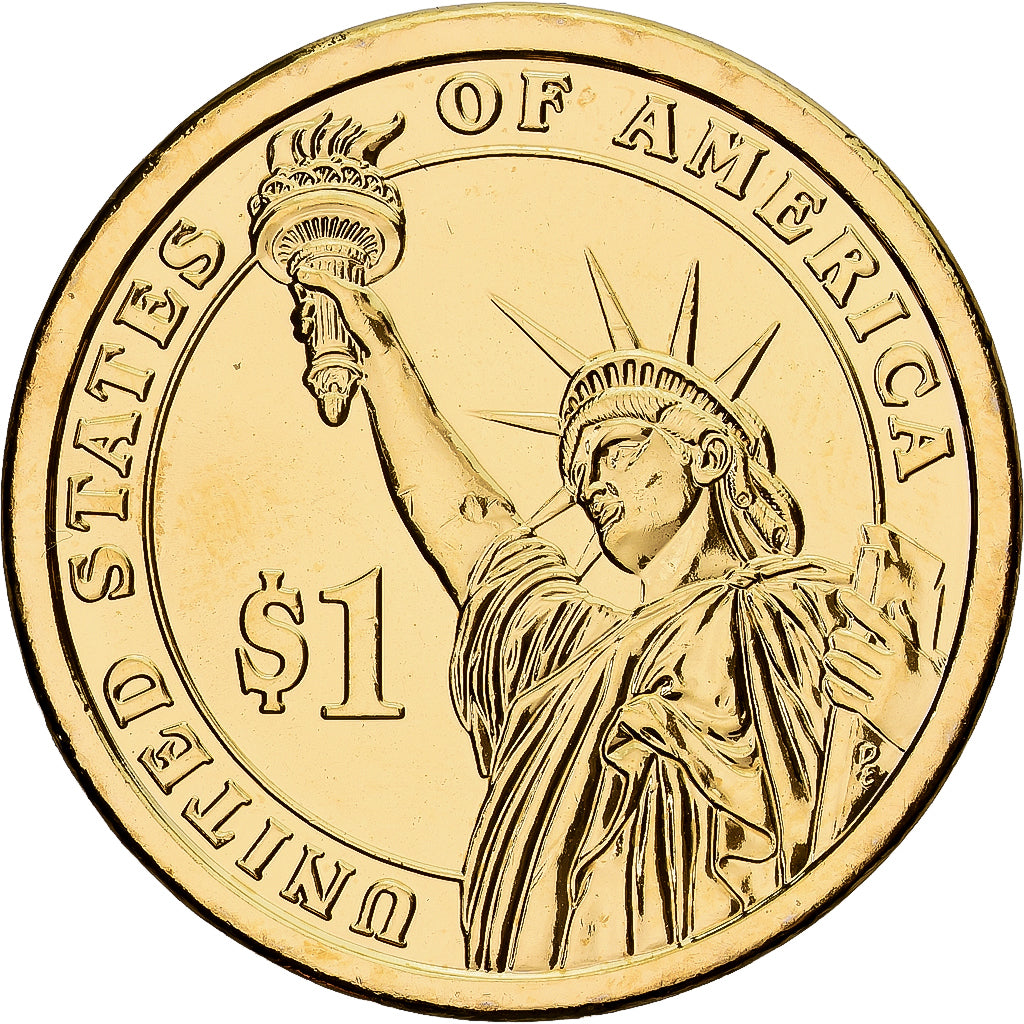 United States, 1 Dollar, George Washington, 2015, U.S. Mint, Copper-Brass
