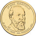 Estados Unidos, 1 Dollar, James Garfield, 2015, U.S. Mint, Cobre - latón, FDC