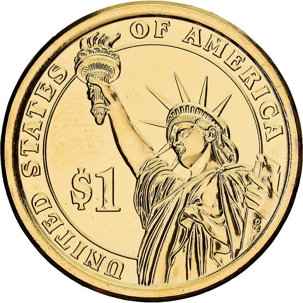 Stati Uniti, 1 Dollar, Ronald Reagan, 2015, U.S. Mint, Rame-ottone, FDC