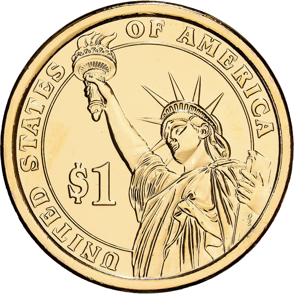United States, 1 Dollar, Martin Van Buren, 2015, U.S. Mint, Copper-Brass