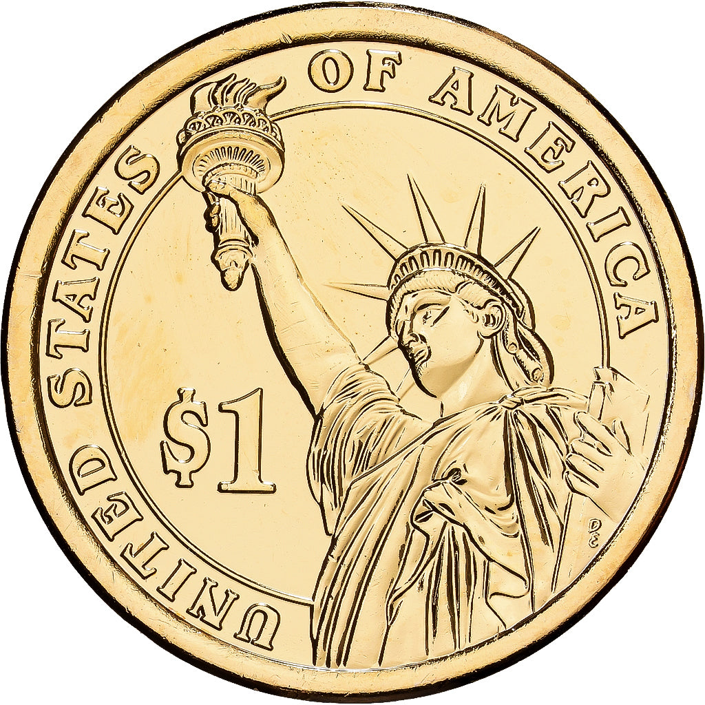 Estados Unidos, 1 Dollar, Dwight D.  Eisenhower, 2015, U.S. Mint, Cobre -