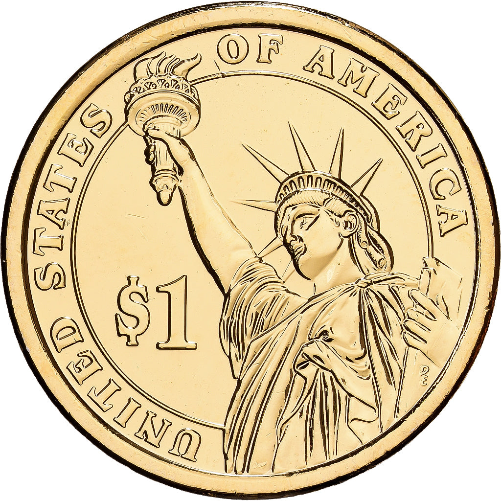 United States, 1 Dollar, James Buchanan, 2015, U.S. Mint, Copper-Brass