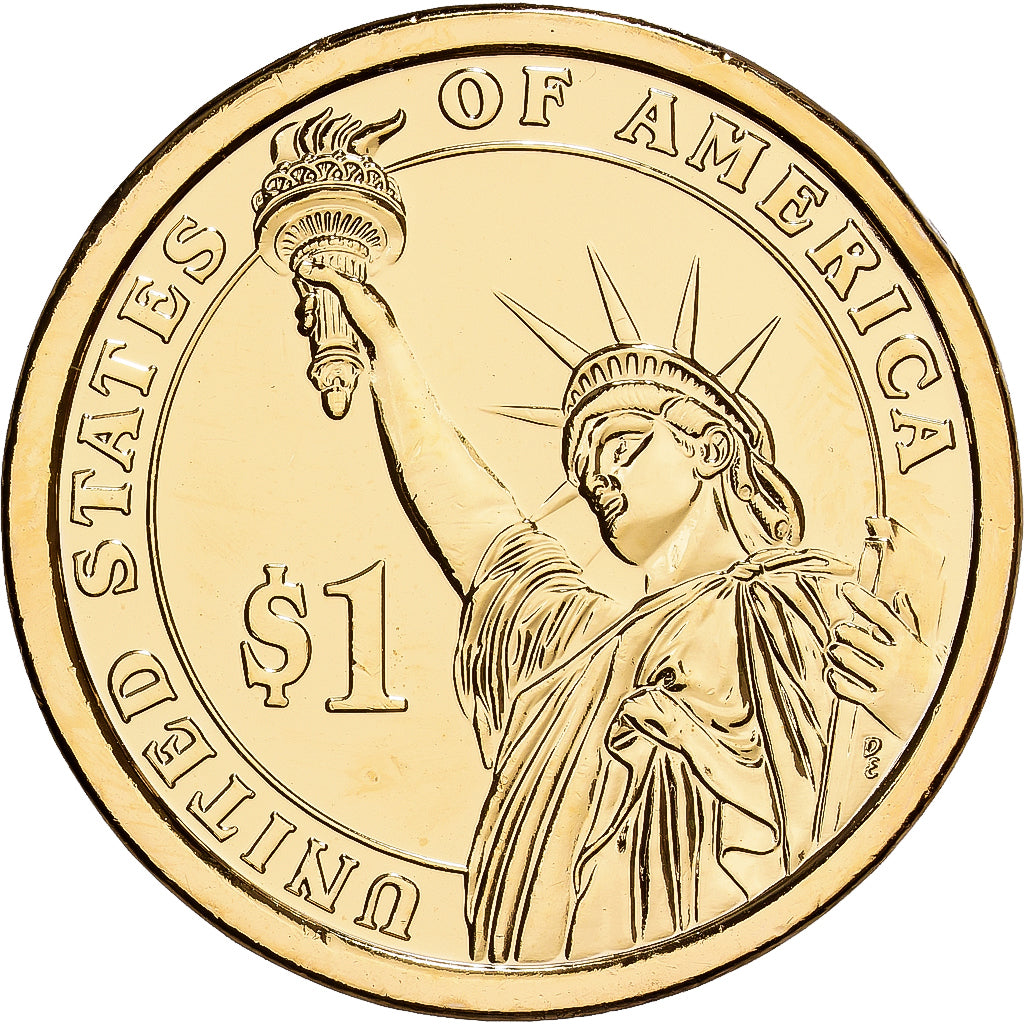Estados Unidos, 1 Dollar, Benjamin Harrison, 2015, U.S. Mint, Cobre - latón