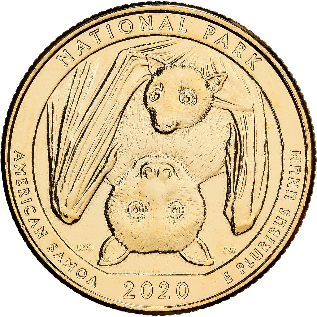United States, Quarter, Quarter Dollar, 2020, Denver, American Samoa National