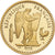 France, Medal, Reproduction 50 Francs Génie 1878, Copper Gilt, Proof, MS(65-70)