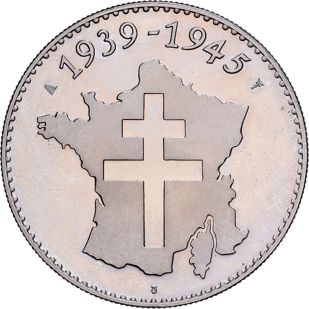 França, medalha, 1939-1945, Débarquement de Normandie, Cobre-níquel, MS(63)