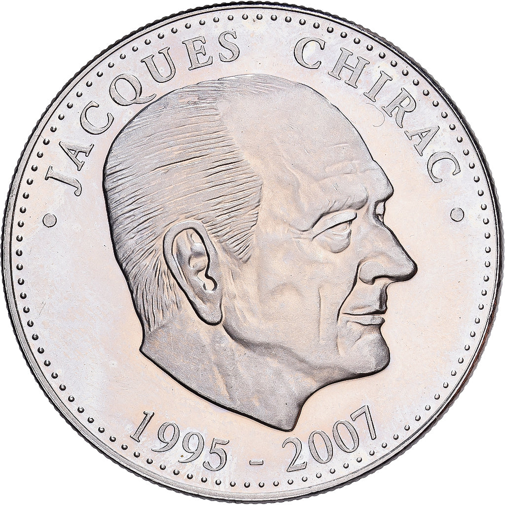 France, Medal, Les Présidents de la République, Jacques Chirac, Copper-nickel