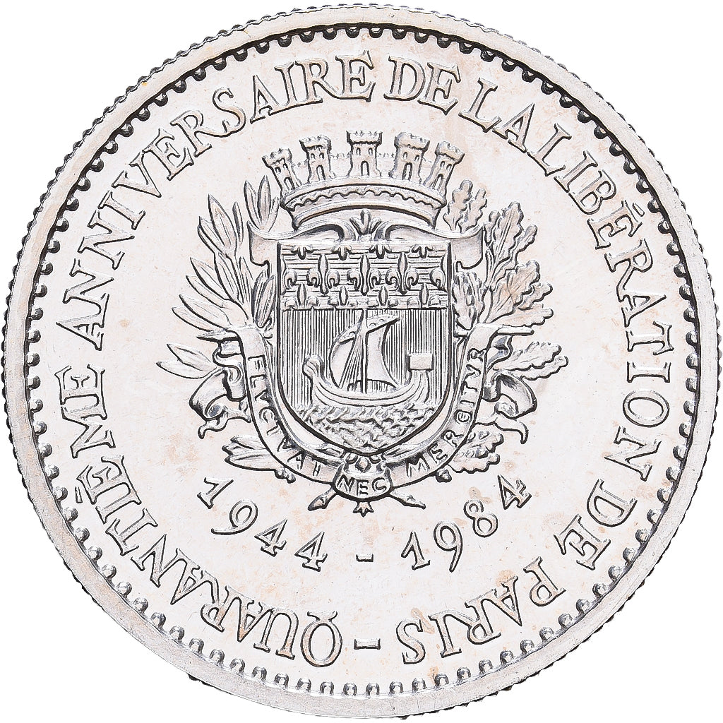 France, Médaille, 40ème Anniversaire de la Libération de Paris, De Gaulle