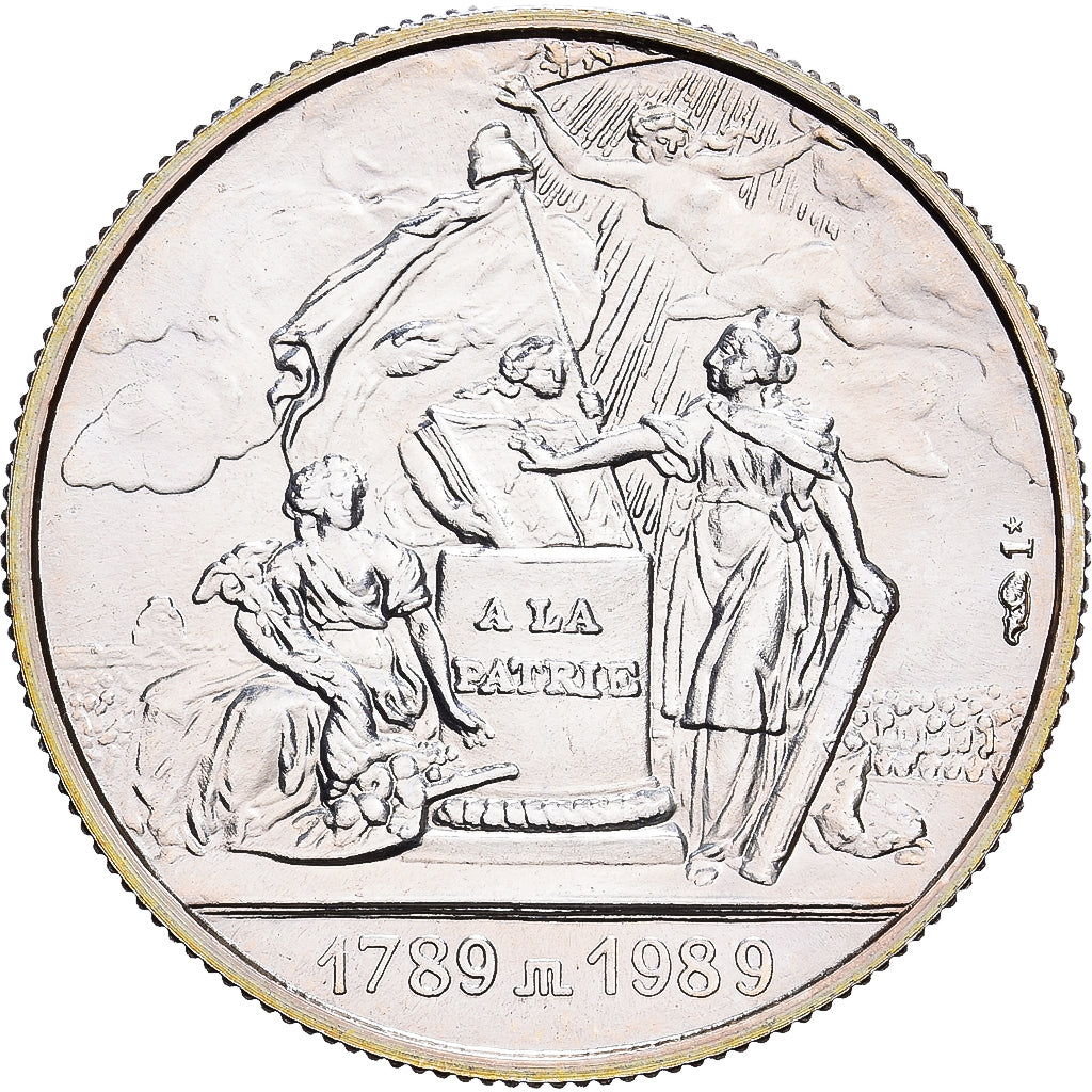 France, Medal, Bicentenaire de la Révolution Française, 1989, Silver