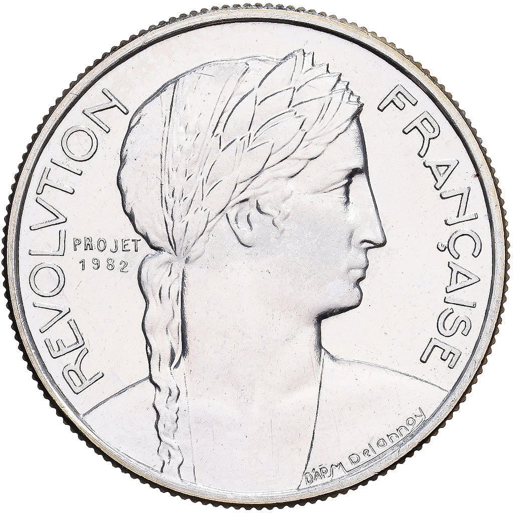 France, Médaille, Bicentenaire de la Révolution Française, 1989, Argent, FDC