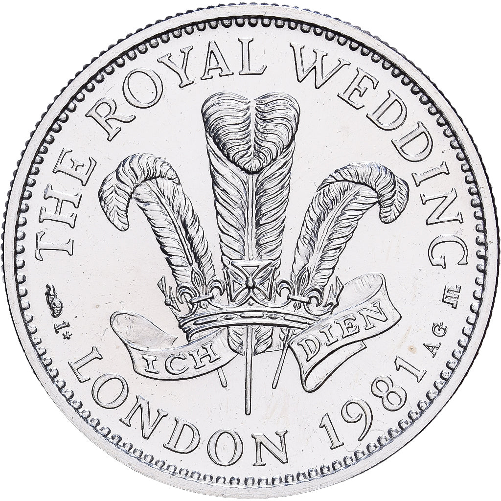 Reino Unido, medalla, The Royal Wedding, Prince of Wales-Lady Diana, 1981