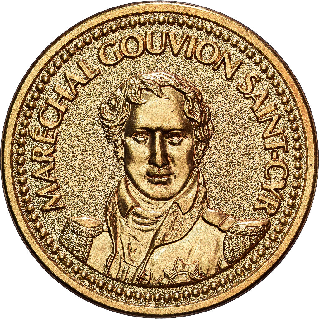 França, medalha, Napoléon Ier, Maréchal Gouvion St Cyr, Latão, MS(63)