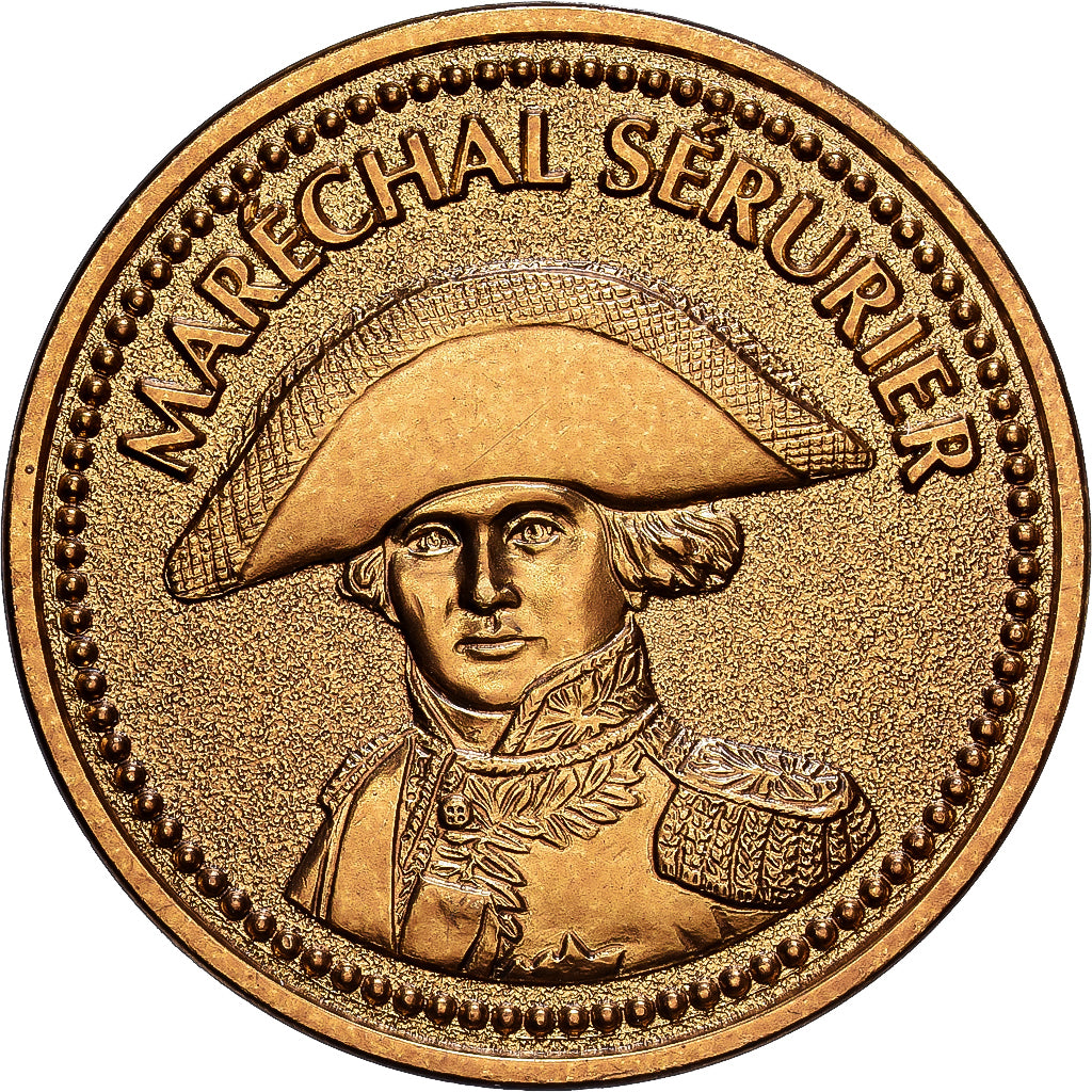 França, medalha, Napoléon Ier, Maréchal Sérurier, Latão, MS(63)