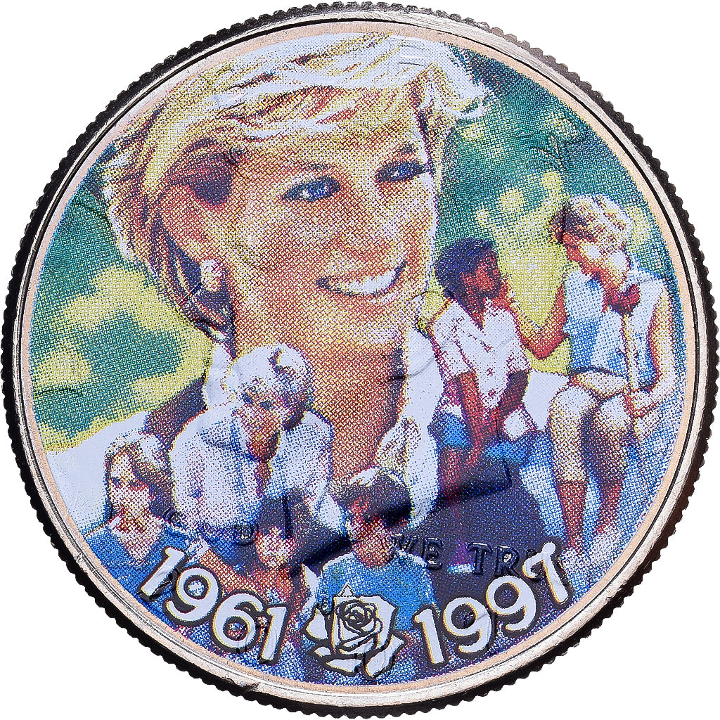 USA, Half Dollar, Lady Diana, 1997, U.S. Mint, Cupro Nickel, MS(65-70)