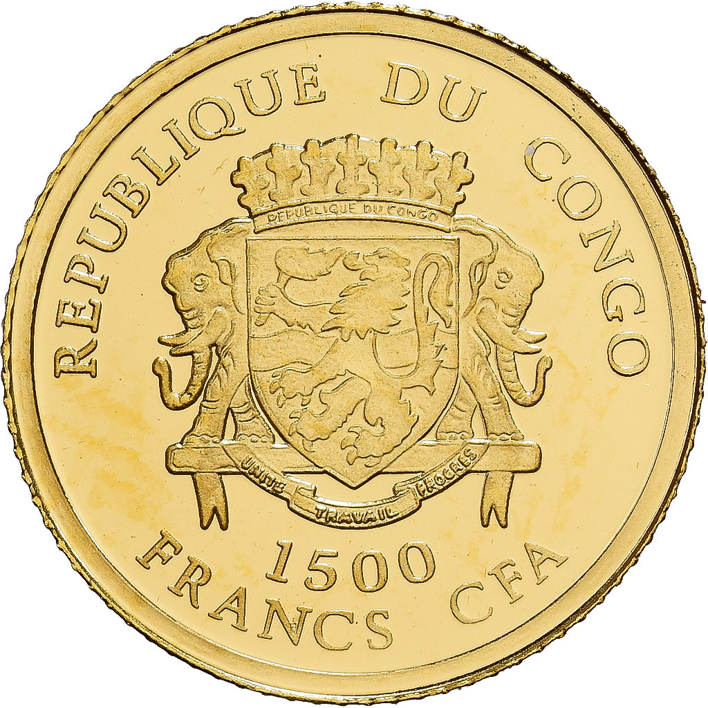 Democratische Republiek Congo, 1500 Francs CFA, Napoléon Bonaparte, 2007, BE