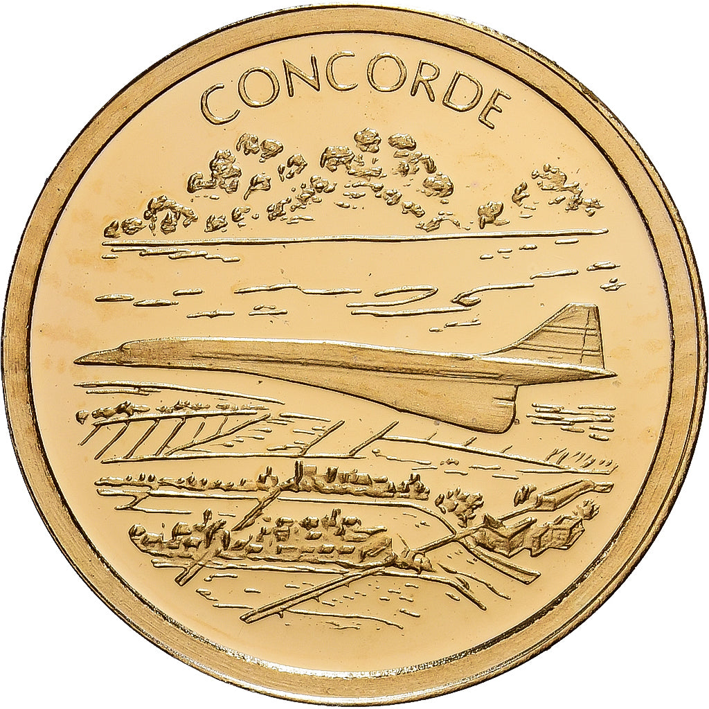 Frankrijk, Medaille, Le concorde, 2010, Goud, FDC