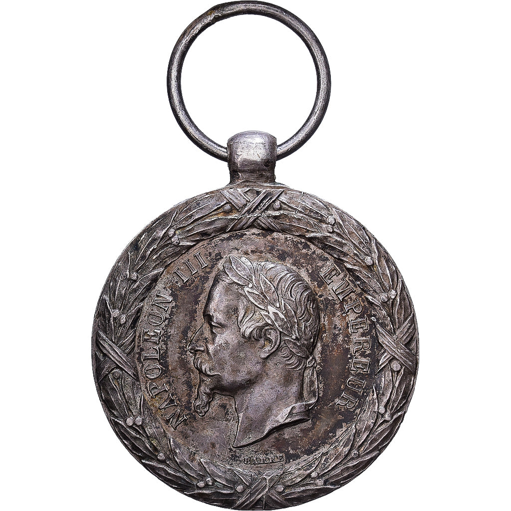 France, Napoléon III, Campagne d'Italie, WAR, Medal, 1859, Excellent Quality