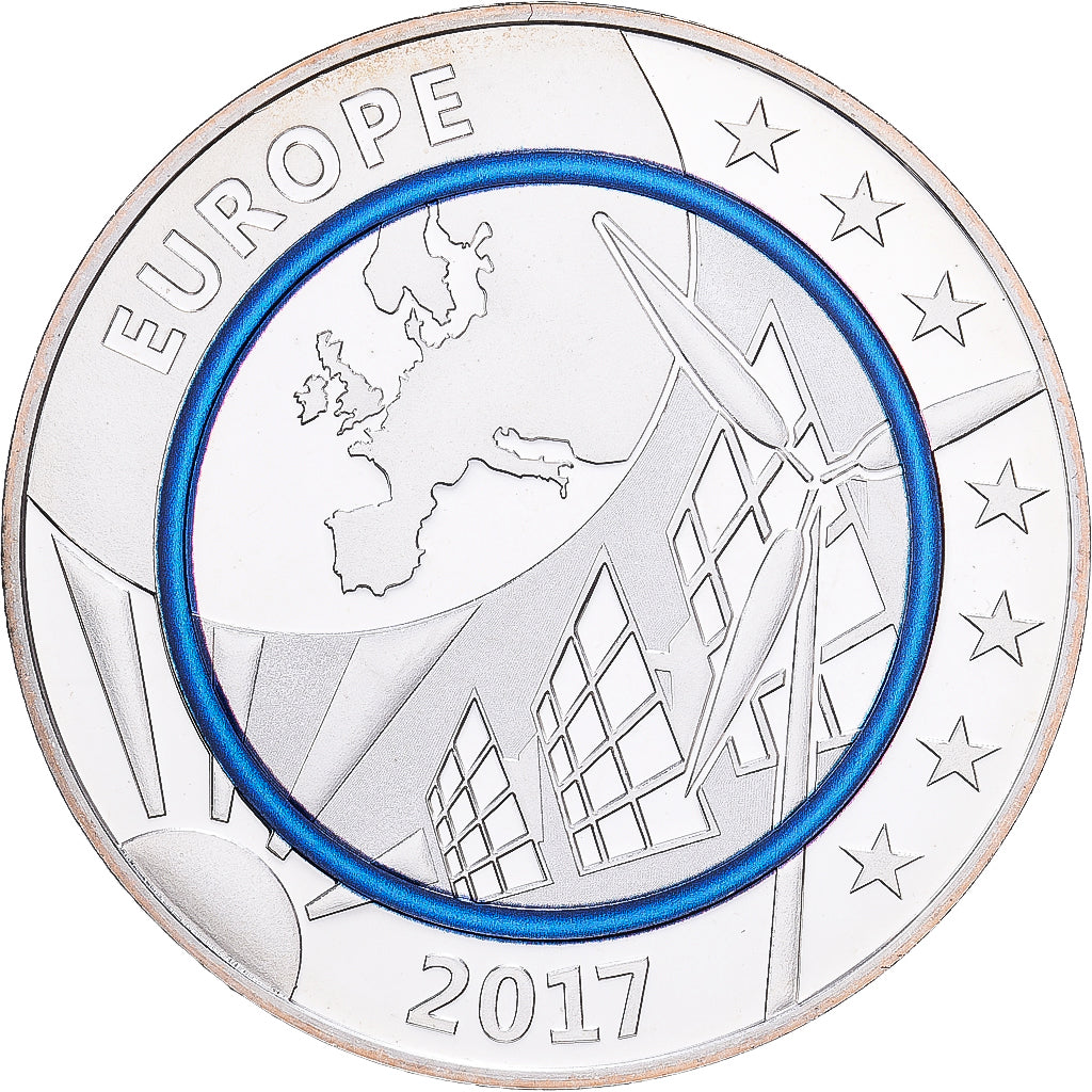 Francja, medal, Europe, 2017, Srebro, MS(65-70)