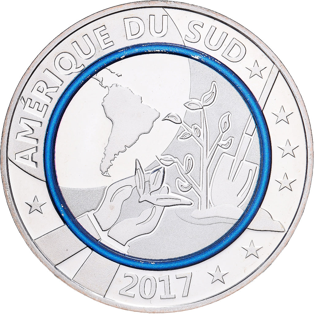 Frankreich, Medaille, Planète Bleue - Amérique du Sud, 2017, Silber, STGL