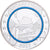 Francia, medalla, Planète Bleue - Antarctique, 2017, Plata, FDC