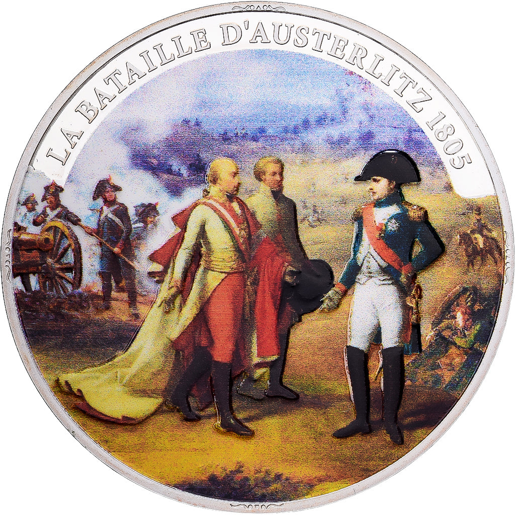 France, Medal, Napoleon I, Bataille d'Austerlitz, Silver, MS(65-70)