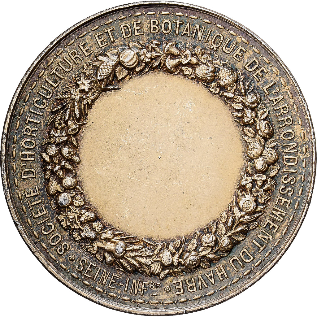 Francja, medal, Napoleon I, Société d'Horticulture et de Botanique du Havre