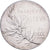 France, Medal, Louis Pasteur, 1888, Silver, Roty, AU(50-53)