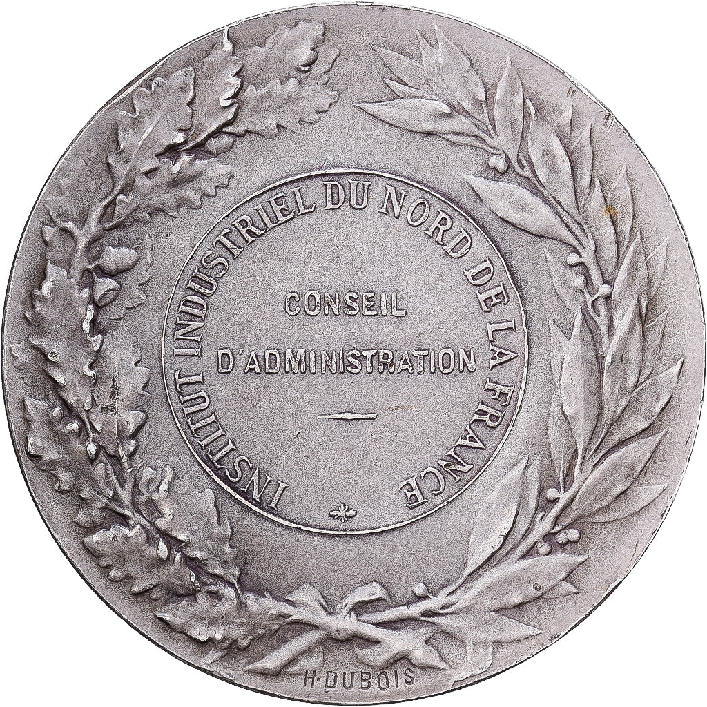 France, Medal, Institut Industriel du Nord de la France, Silver, Chabaud