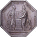 Francia, zeton, Banque de France, An VIII, Plata, Dumarest, MBC+