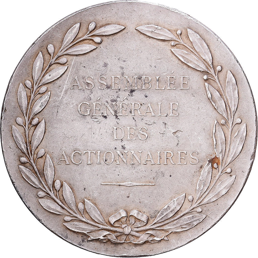 Francja, medal, Compagnie des Messageries Maritimes, 1851, Srebro, Barre