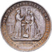Frankreich, Medaille, Noces, Souvenir de Mariage, 1887, Silber, SS+