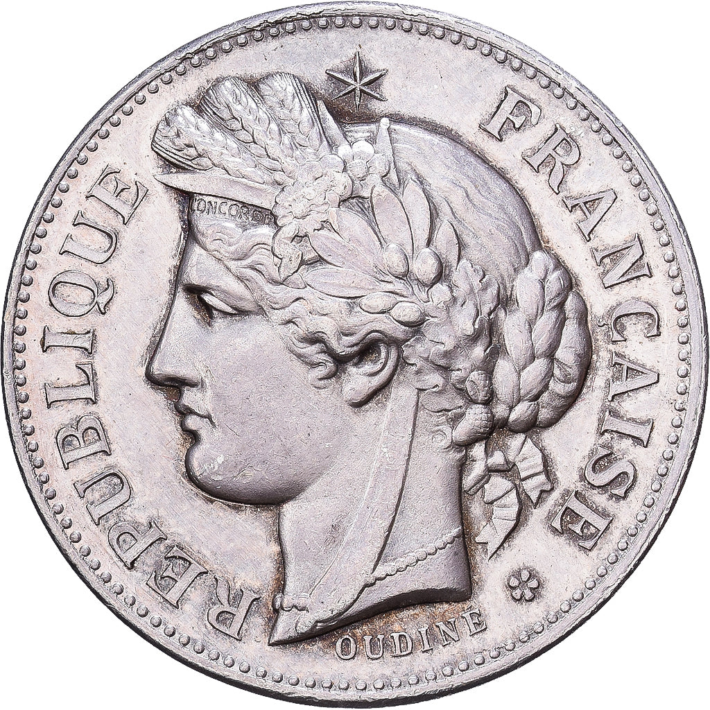 France, Medal, Certificat d'Etudes Primaires de la Seine, Silver, Oudiné