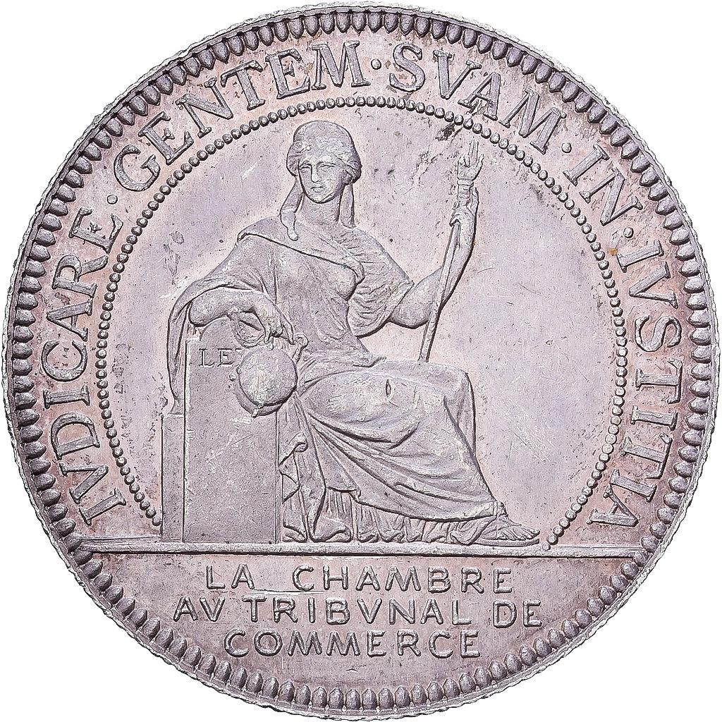 Frankreich, betaalpenning, Chambre au Tribunal de Commerce, Nantes, Silber, Flan