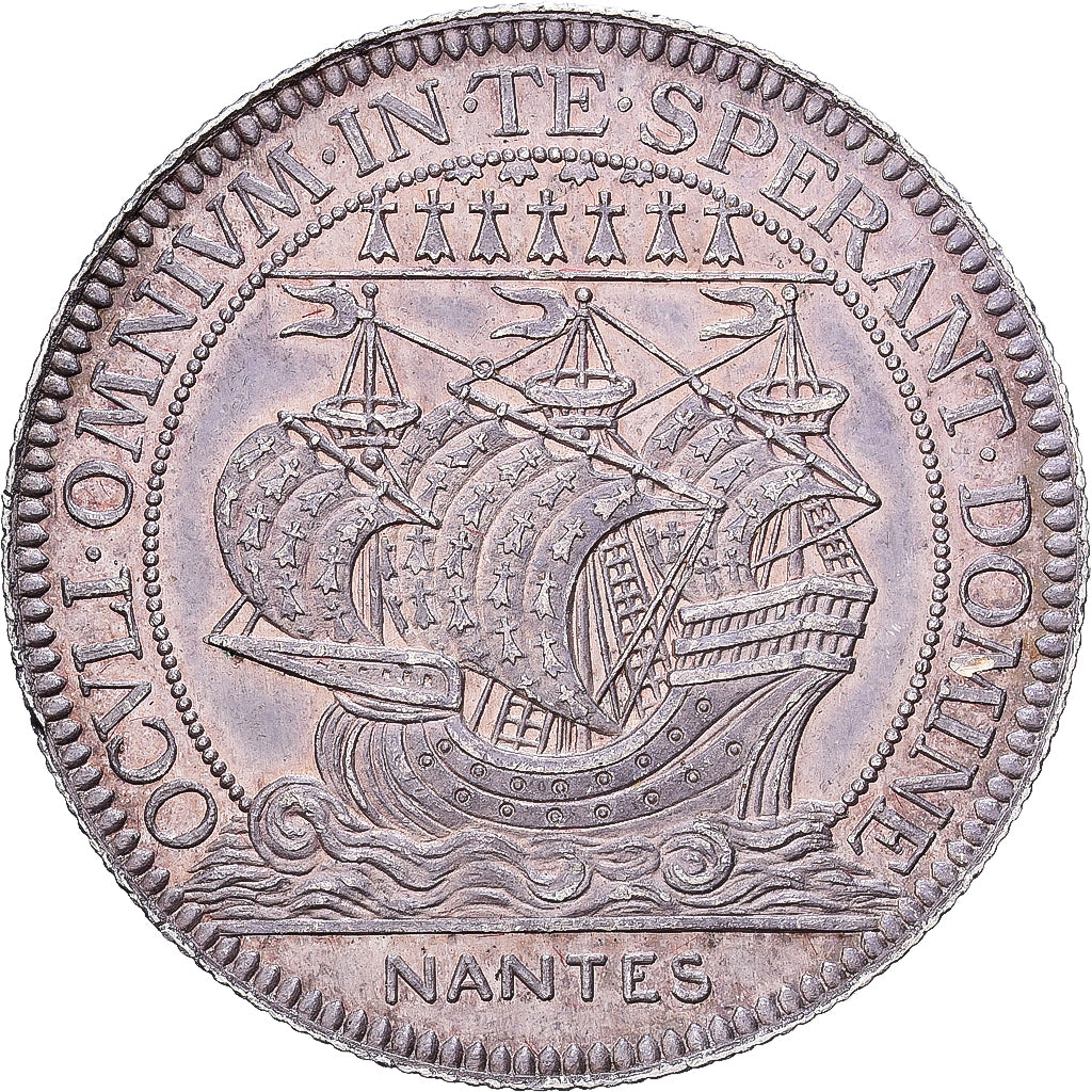 Frankreich, betaalpenning, Chambre au Tribunal de Commerce, Nantes, Silber, Flan