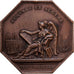 Frankreich, betaalpenning, Académie de Reims, 1841, Kupfer, Pingret, SS+