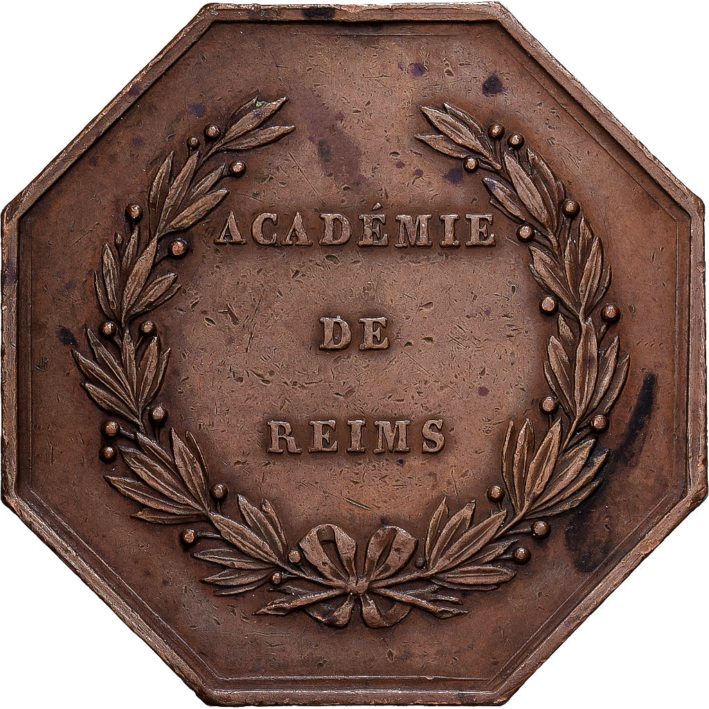 Frankreich, betaalpenning, Académie de Reims, 1841, Kupfer, Pingret, SS+