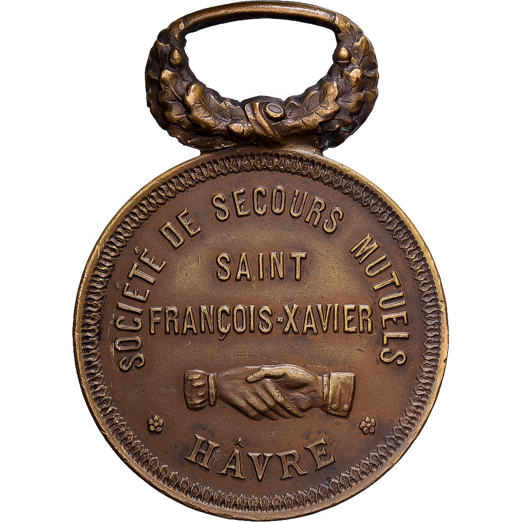 Frankreich, Medaille, Société de Secours Mutuels Saint François-Xavier, Le