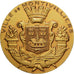 Frankreich, Medaille, Ville de Montivilliers, Gilt Bronze, VZ