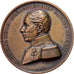 Schweiz, Medaille, Le Général Dufour, 1847, Bronze, Bovy, SS+