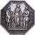 Francja, medal, Assurances contre l'Incendie, La Clémentine, 1858, Srebro