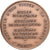 Francia, ficha, Souvenir d'une visite à la Monnaie, Paris, 1960, Bronzo, SPL-