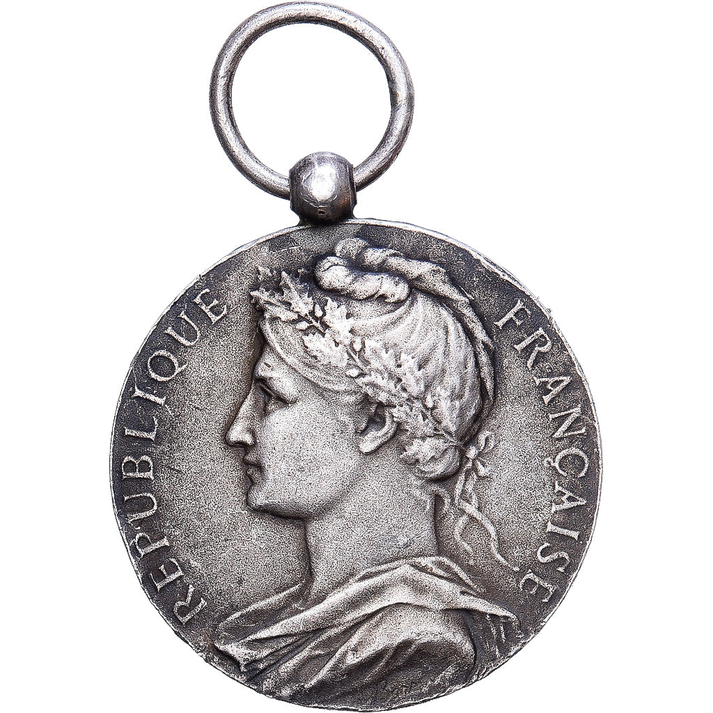 France, Honneur et Travail, Commerce et Industrie, Médaille, 1912, TTB+, Très