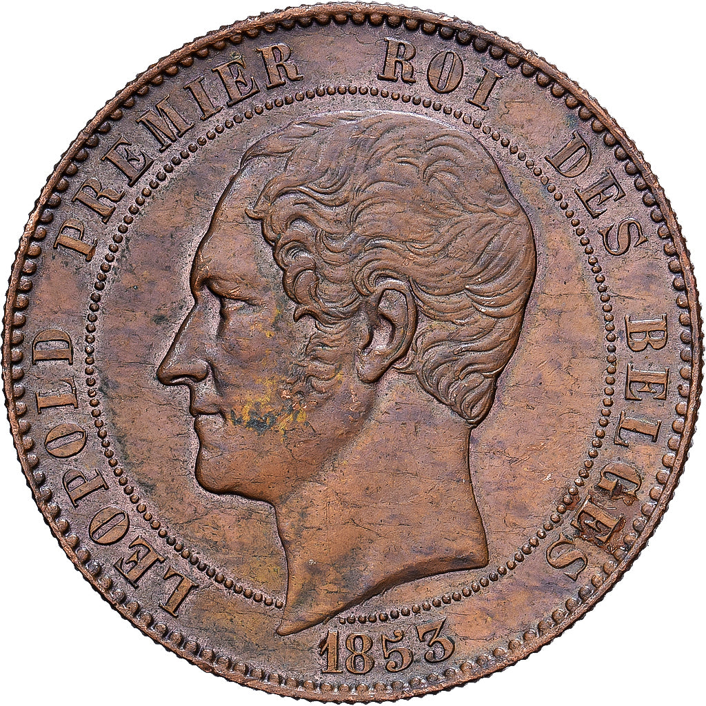 Belgien, Medaille, Léopold Ier, Mariage du Duc de Brabant, 1853, Bronze