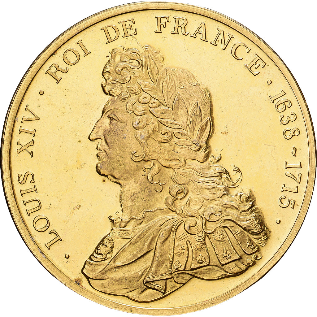 Frankreich, betaalpenning, Louis XIV, Château de Versailles, Copper-nickel