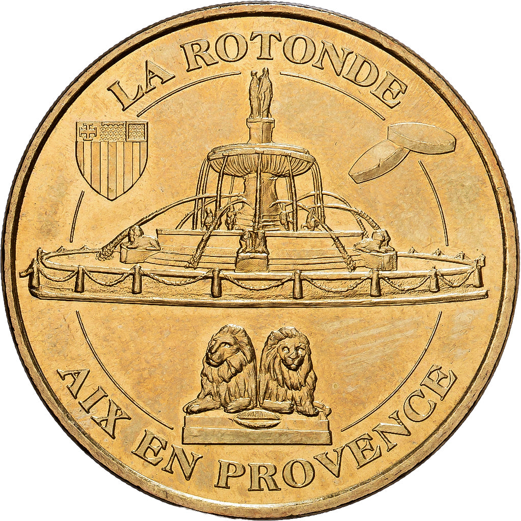 Frankreich, betaalpenning, Aix-en-Provence - La rotonde, 2012, Copper-nickel