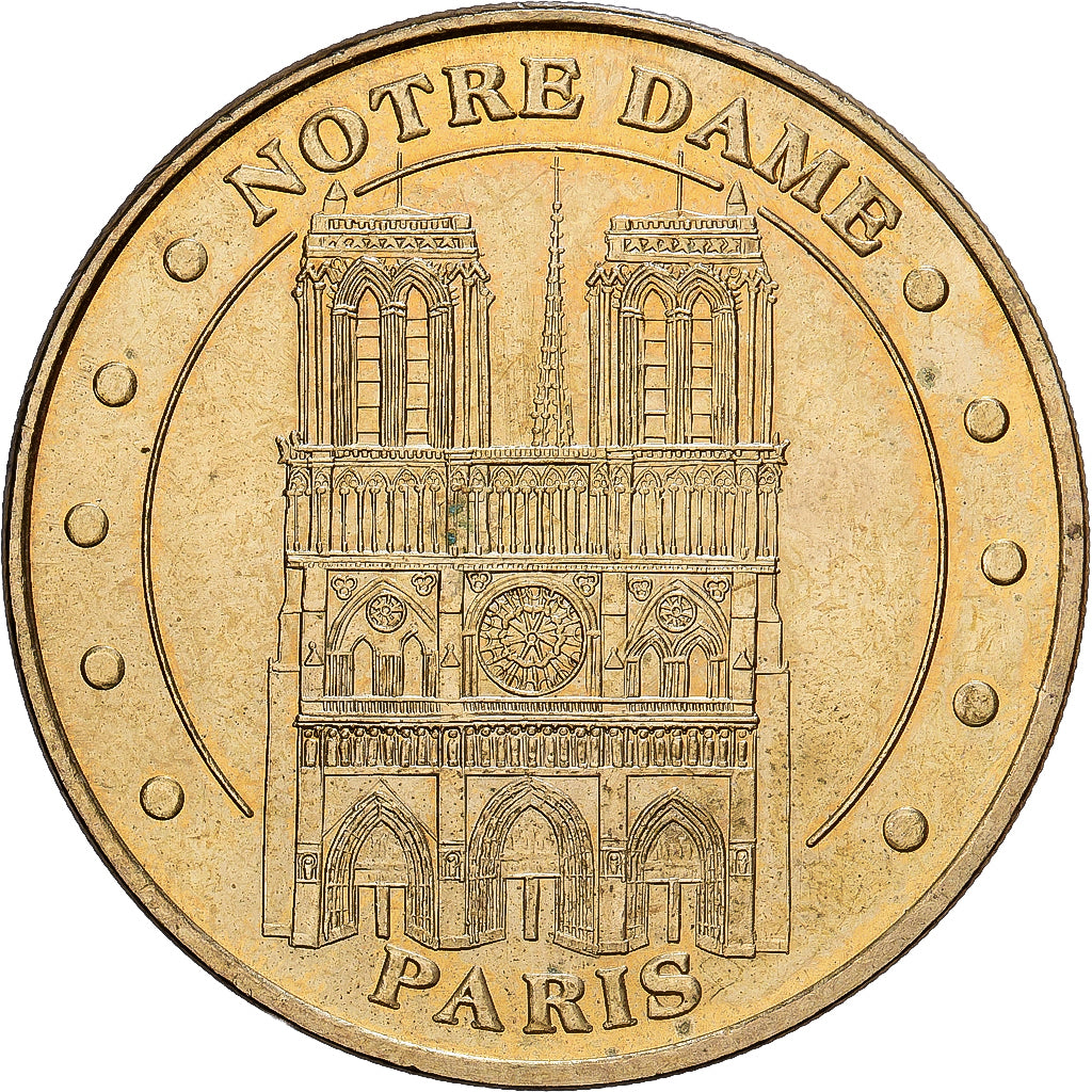 Frankrijk, Token, Notre Dame de Paris., 2010, Copper-nickel Aluminium, MDP, PR