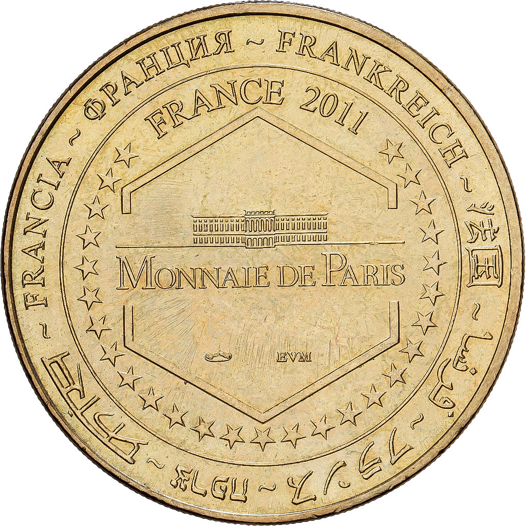 Francia, ficha, Tour Eiffel, 2011, Rame-nichel-alluminio, MDP, SPL-