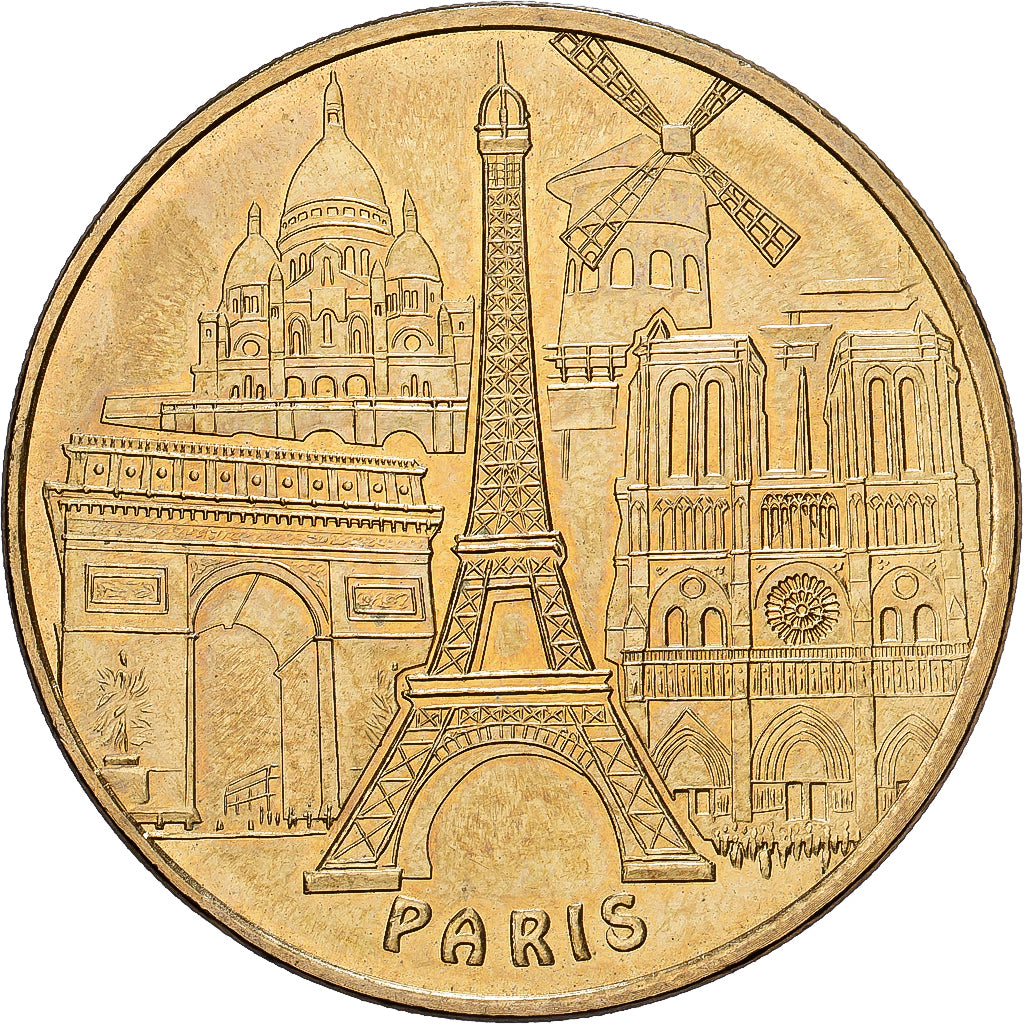Francia, ficha, Monuments de Paris, 2011, Rame-nichel-alluminio, MDP, SPL-